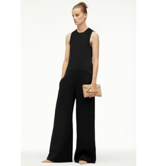 Zara Narciso Rodriguez Elegant Black Sleeveless Jumpsuit, NWOT, M - Picture 2 of 16